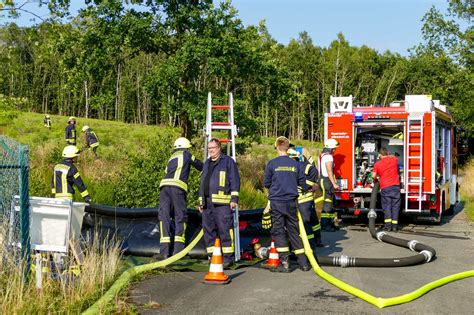 Waldbrand Übung in Flammersbach Freiwillige Feuerwehr Wilnsdorf