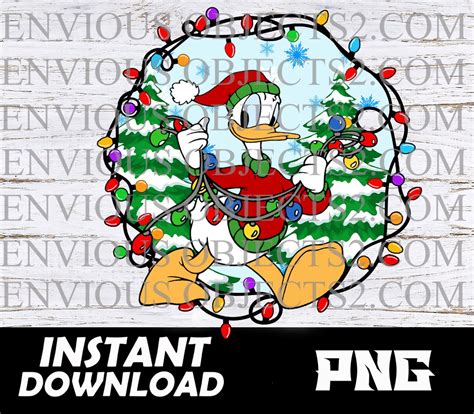 Christmas Png Donald Duck Christmas Gifts for Dad Donald - Etsy