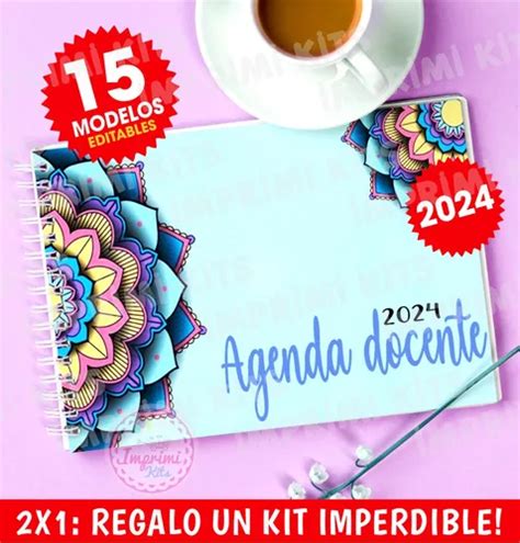 Agenda Docente 2023 Diseños Editables Para Imprimir