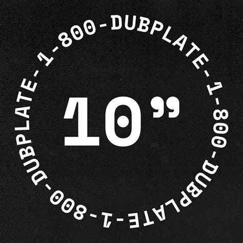 10 Dubplate — 1 800 Dubplate