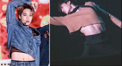 Potret Seksi Kai Exo Pakai Baju Crop Top Bikin Cewek Histeris