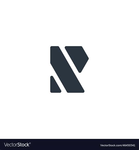 Creative and minimalist letter r logo design Vector Image