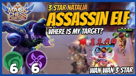 NATALIA 3 STAR WITH ELF ABILITY MAGIC CHESS BEST SYNERGY COMBO 6