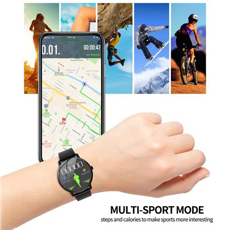 Smart Armband Ronde Screen Bluetooth Stap Hartslag Grandado