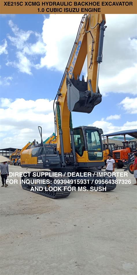 XE215C XCMG HYDRAULIC BACKHOE EXCAVATOR 1 0 CUBIC ISUZU ENGINE