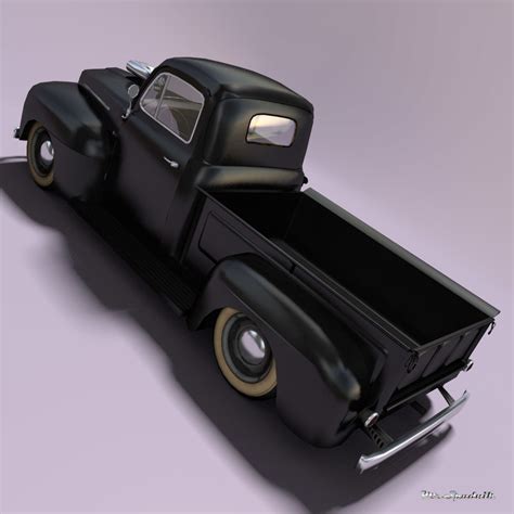 Pickup Hot Rod D Model