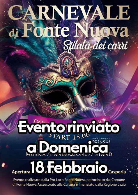 Carnevale A Fonte Nuova Giro Per Eventi