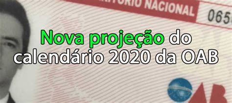 Nova Proje O Do Calend Rio Da Oab Xxxiii Exame De Ordem S Em