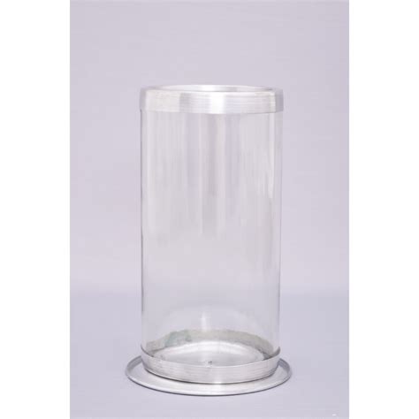 Suporte Para Velas Dias Transparente Base Em Alum Nio Beecost