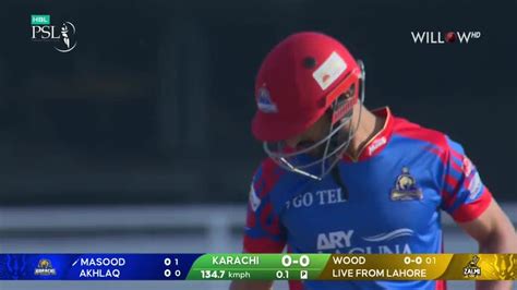 0 1 Luke Wood To Shan Masood 0 Runs S KK Vs PZ 6th Match Match