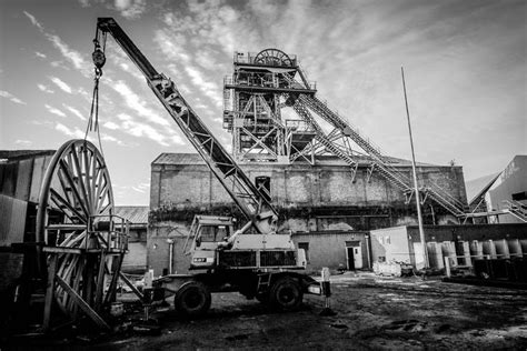 Getting Ready To Move Spare Winding Wheel To Pleasley Mining Musuem Coal Mining Colliery Musuem