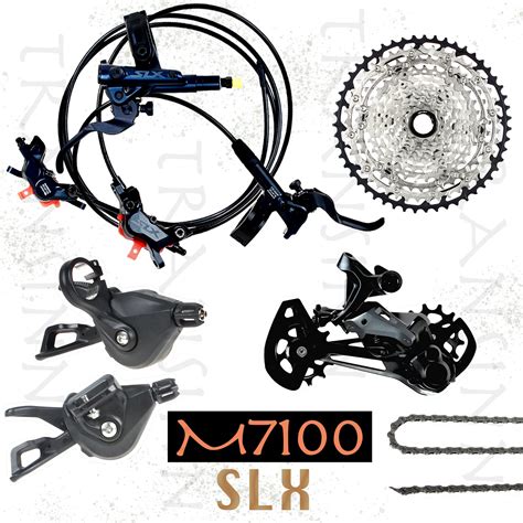 Shimano SLX M7100 1x12 W 10 51T Cassette M7120 Brakes Groupset New EBay