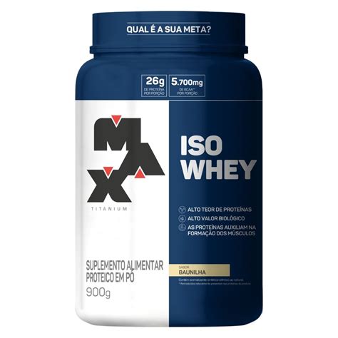 Proteína Iso Whey Max Titanium