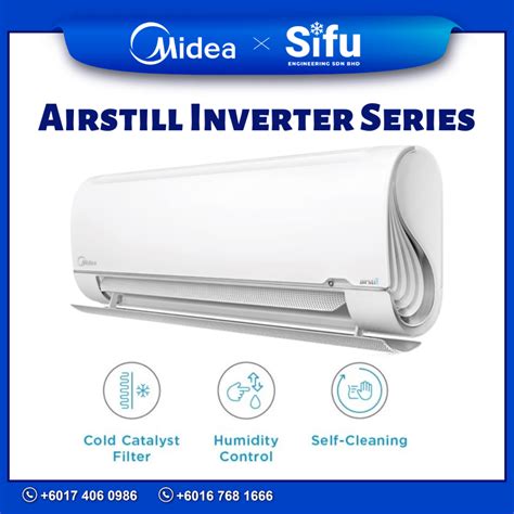 Midea Wall Mounted Air Conditioner R32 Xtreme Cool Non Inverter Msag Sifu Engineering Sdn Bhd