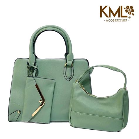 CARTERA 3 PIEZAS EJECUTIVA FABULOSA VERDE MANZANA KML ACCESORIOS