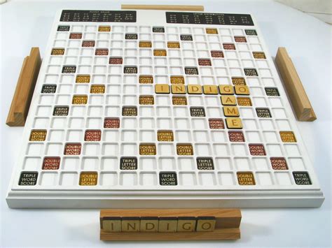 Wooden Scrabble Wood Scrabble Board Games Handmade Scrabble Wood Game