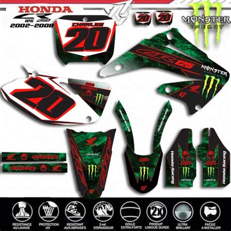 Kit Deco Cr Cr Honda Monster Energy De Decografix