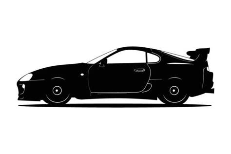 Toyota Supra Vector Art Icons And Graphics For Free Download