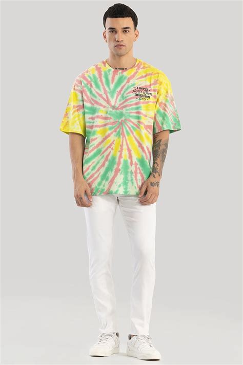 Buy Mens Marcel Multi Tie And Dye Oversized T Shirts Online Snitch