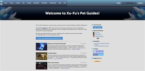 Pet Battle Strategies: Xu-Fu's Pet Guides