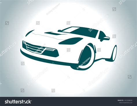 13 Corvette Stingray Silhouette Images, Stock Photos & Vectors ...