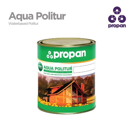 Jual Kayucat Cat Kayu Propan Ultran Aqua Politur Clear Gloss L Cat