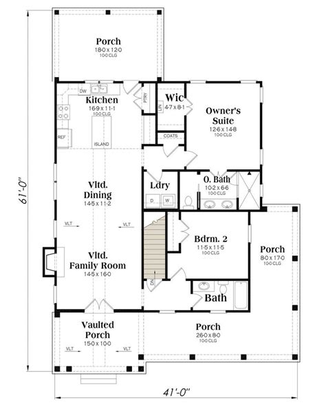 House Plan Modern Farmhouse Plan Square Feet