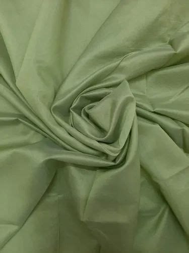 She Fashion C Green Sea Green Plain Chanderi Silk Fabric For Clothing