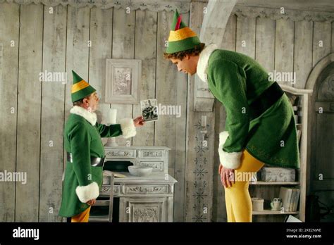 ELF, BOB NEWHART, WILL FERRELL, 2003 Stock Photo - Alamy