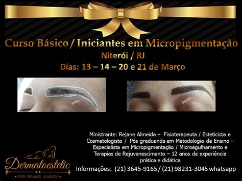 Estética e Cursos Rejane Almeida CURSO DE MICROPIGMENTAÇÃO RJ