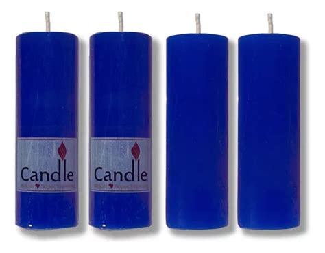 100 Velas 7 Dias Votiva Azul Escuro 260g Parafina Atacado Frete grátis