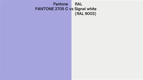 Pantone C Vs Ral Signal White Ral Side By Side Comparison