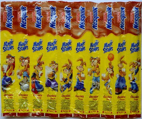 2005 Magic Straws Issued With Nesquik Cereal