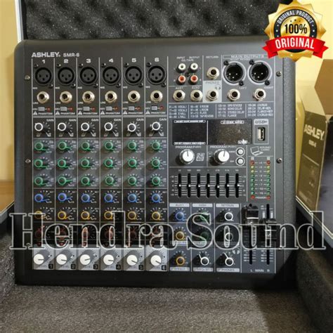 Jual Mixer Audio Ashley SMR 6 ORIGINAL 6 Channel Bluetooth USB