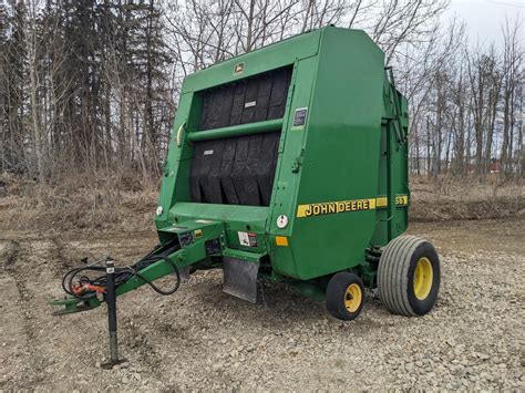 1997 John Deere 566 Round Baler 24df Team Auctions