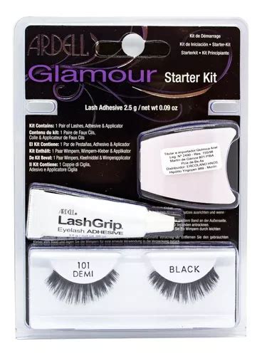 Ardell Glamour Starter Kit Pesta As Con Pegamento Aplicador Mercadolibre