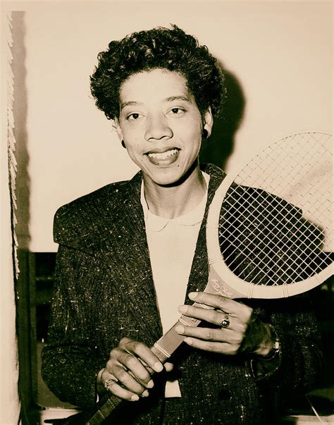 Tennis Great Althea Gibson 1956 Photograph by Mountain Dreams