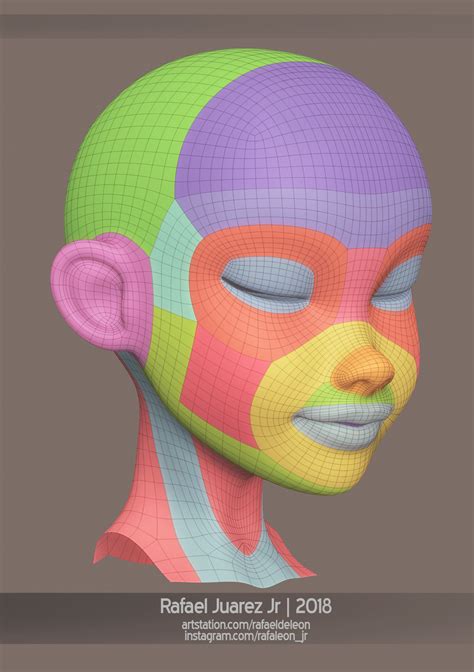 Artstation Stylized Topology Universal Mesh