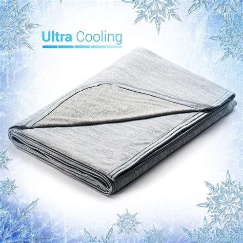 You Can Get A Cooling Blanket That Absorbs Heat To Keep You Cool While