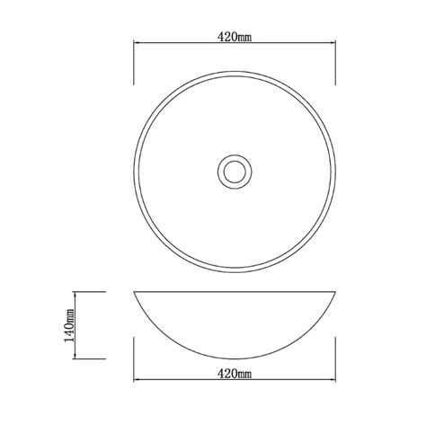 420420140mm Round Marble Mosaic Stone Above Counter Art Basin Ebay