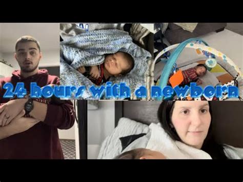 24 HOUR VLOG With A Newborn First Time Parent 3 Weeks Post Partum