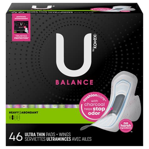 Save On U By Kotex Balance Ultra Thin Pads With Wings Heavy Order