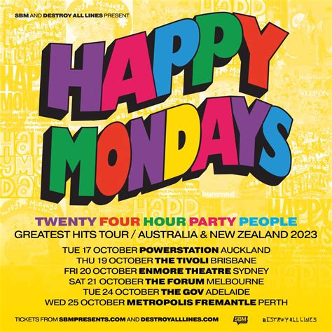 Happy Mondays On Twitter Australia NewZealand HappyMondays