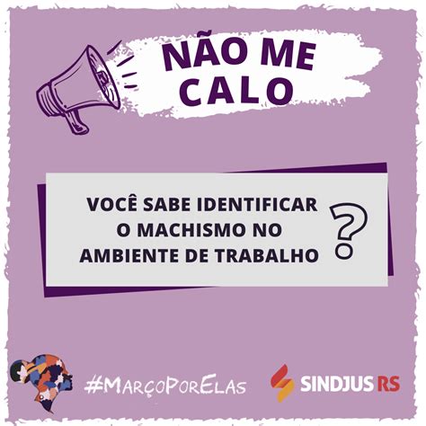 Não se cale identificando situações de machismo no ambiente de