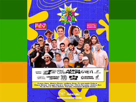 Confira As Atra Es Do Paracuru Folia