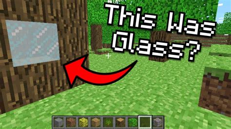 This Was The First Minecraft Glass Texture Youtube