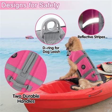 Emust Gilets De Sauvetage Pour Chiens Gilets De Sauvetage De Natation