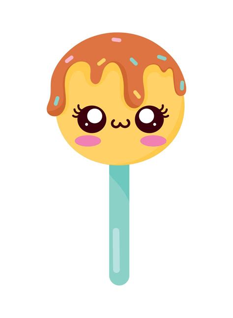 Lollipop Kawaii Sweet Food 11450808 Vector Art At Vecteezy