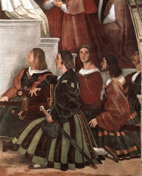 The Mass At Bolsena Detail By Raffaello Sanzio