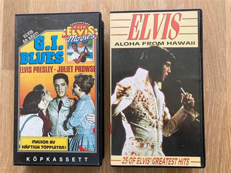 Se Produkter Som Liknar Vhs Band Med Elvis Presley P Tradera